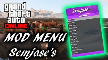 GTA V - NOVO MOD MENU SEMJASES 2.5 [CEX/DEX] BAN & FREEZE PROTECTION