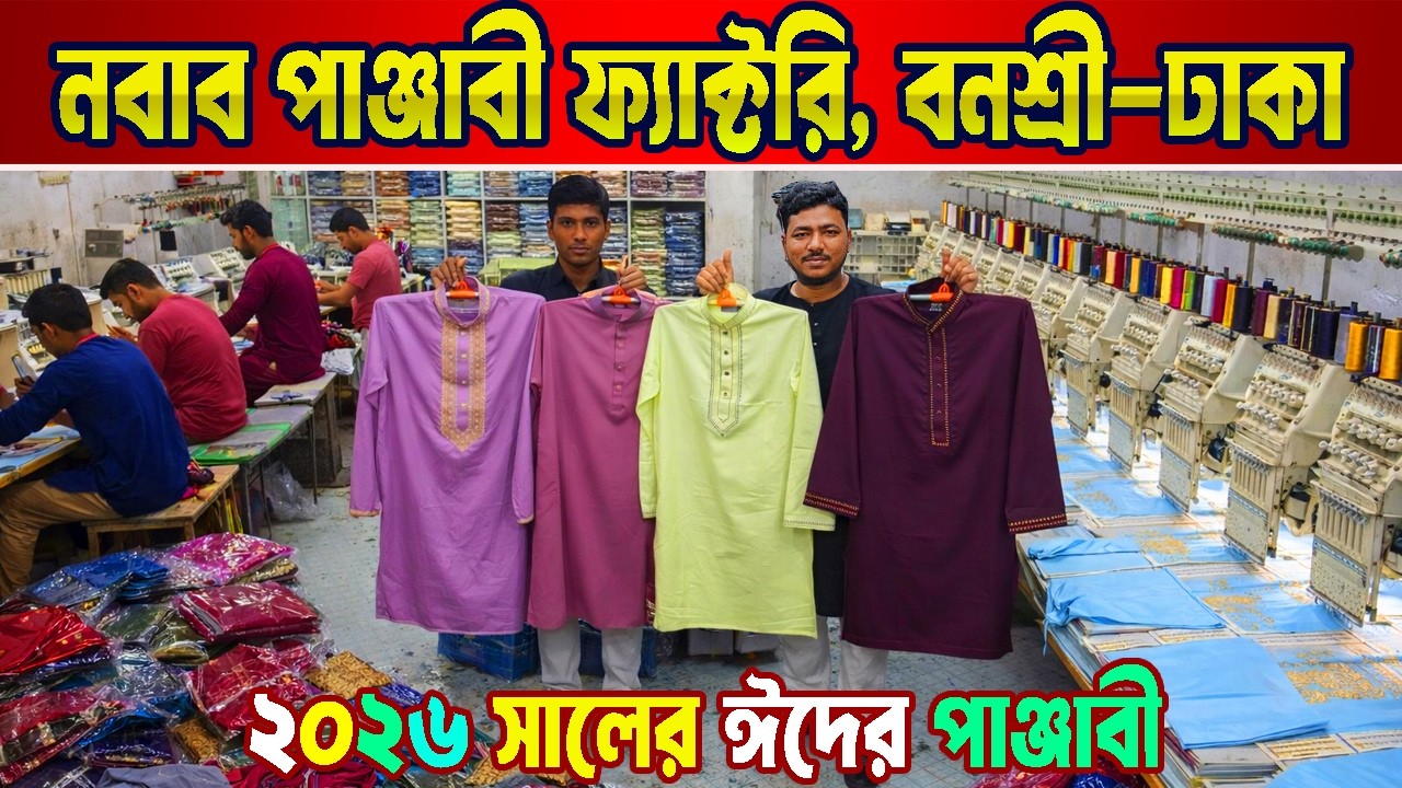 নবাব পাঞ্জাবি, সরাসরি ফ্যাক্টরি | কমদামে ঈদের পাঞ্জাবি কিনুন | Panjabi Eid Collection 2026