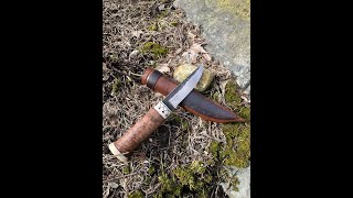 Forging a traditional style Puukko Knife