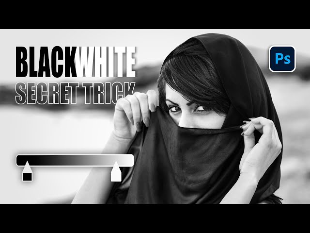 SECRET Trick for Black and White Drama in Photoshop