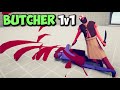 BLOODY! BUTCHER vs EVERY FACTION 1v1 - Totally Accurate Battle Simulator TABS