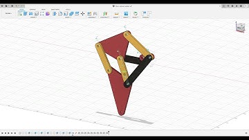Fusion 360 Theo Jansen  walker