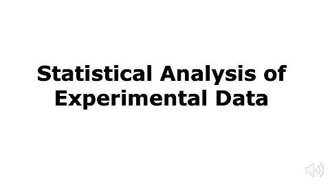 Statistical Analysis of In vitro Experimental Data