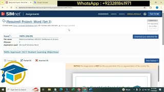 Word 2021 Skill Review 4.2 |SIMnet| (required Project- Word (set 3) Assignment