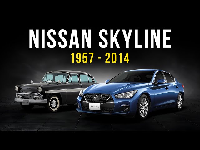 Nissan Skyline Evolution (1957 ~ 2014) - YouTube