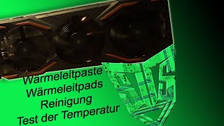 Gigabyte GTX 1080 - Vor/ Nachher Test der Temparatur - Zerlegen und reinigen - Demontage des Kühlers