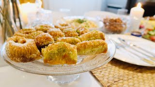 Влог и ужин , меню на ифтар, турецкие сладости . Vlog & menu pour iftar. Куриный рулет 😋