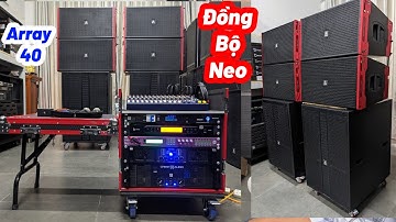 Dàn Array 6 Loa Cao Cấp Đồng Bộ Neo MN6950 LH: 0932669768 Minh Triết Audio