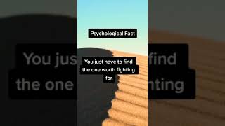 A Psychological Fact 