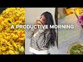 Productive Morning Routine🌸✨| A day in my life| study routine | slice of the day