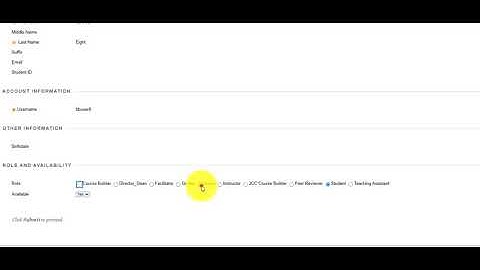 Remove Students from Blackboard