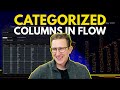 Flow Immersive: Categorized Columns in Flow