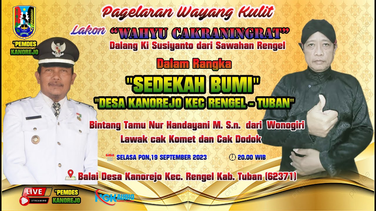 Live Streaming Wayang Kulit Dalang Ki Susiyanto Dalam Rangka