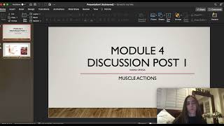 Module 4 discussion post 1 MuscleActions