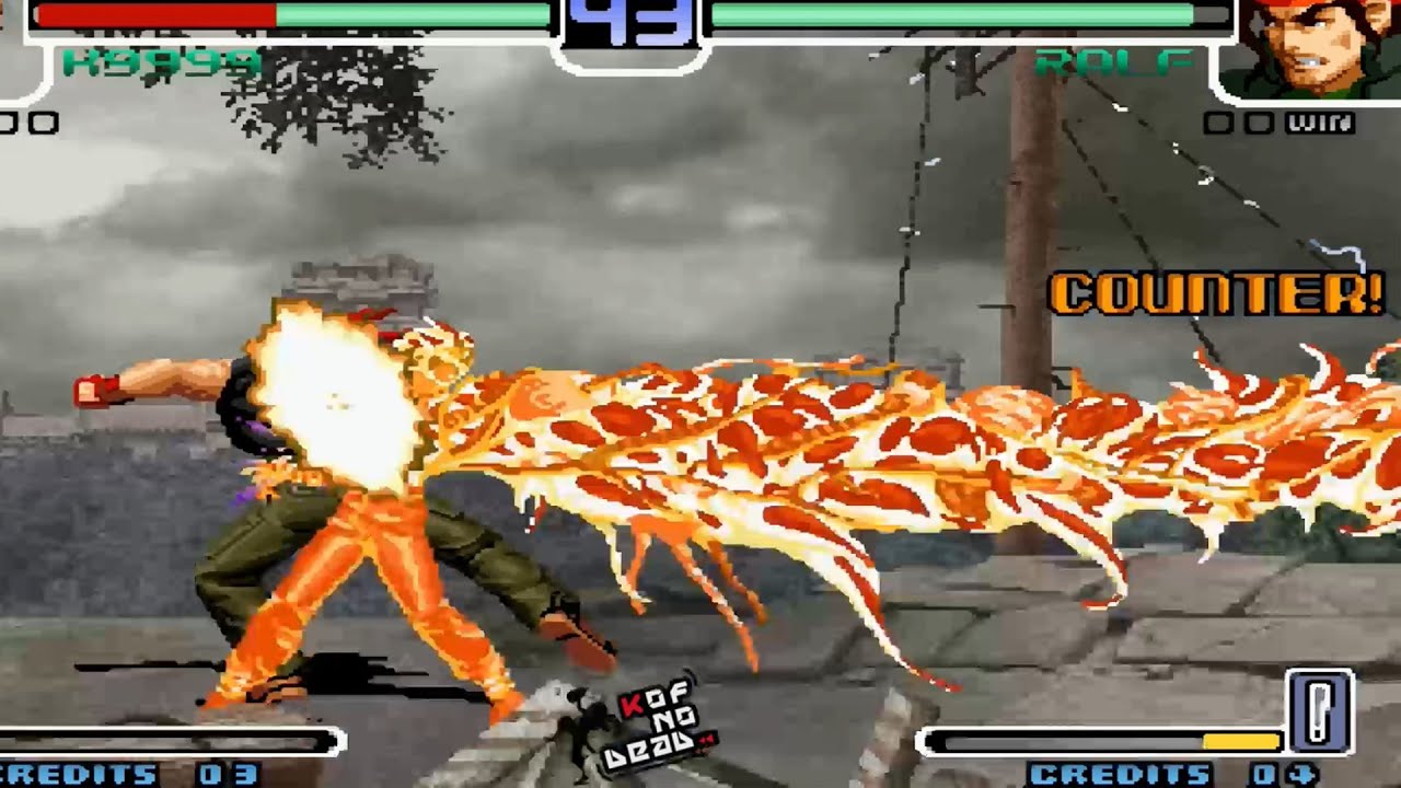 Ralf Galactica Phantom vs Poderes Todos los personajes KOF 2002 Parte 2