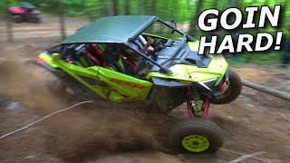 RZR Pro R, X3, and Turbo Honda Talon climb and send it!