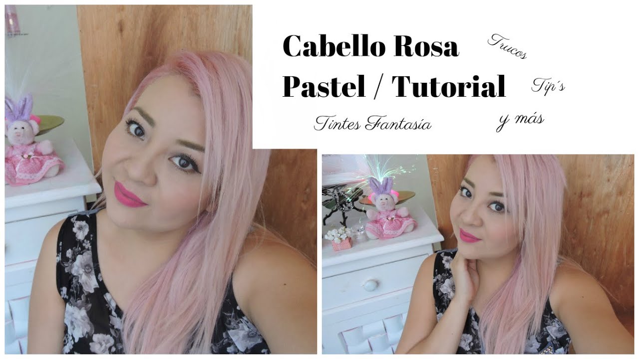 Cabello Rosa Pastel/ Tutorial - YouTube