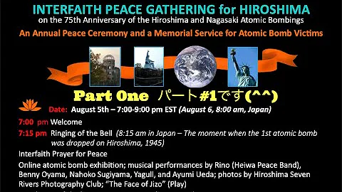 Interfaith Peace Gathering Part 1 on August 5, 2020