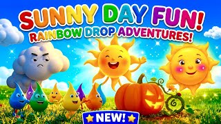 ☀️🌧️ 🌈Rain, Sun & Rainbow Song for Kids! 🌧️☀️🌈