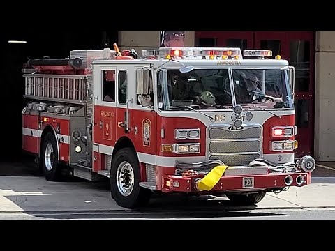 DC Fire & EMS Engine 2 Responding (Spare) - YouTube