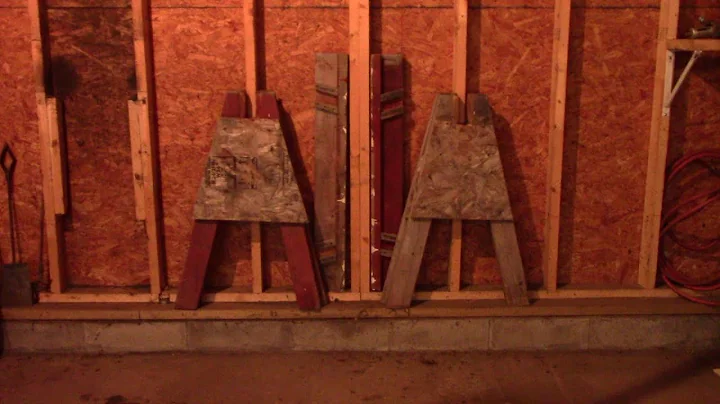 DIY saw horses that will last a lifetime.