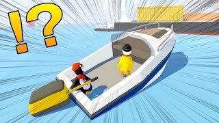 【感動】体がふにゃふにゃでも超絶大きい船を協力して動かせる！Human: Fall Flat #4