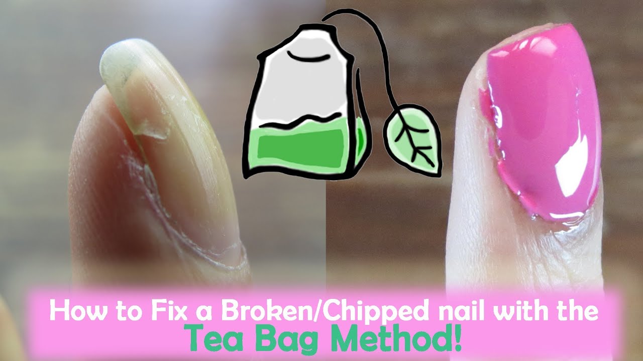 How to Fix a Broken Nail with a Teabag! OffbeatLook