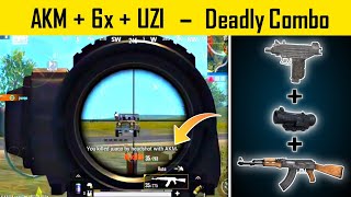 AKM + 6x + UZI is The Deadly Combo in PUBG Mobile Lite | Solo VS Squad Gameplay in PUBG Lite