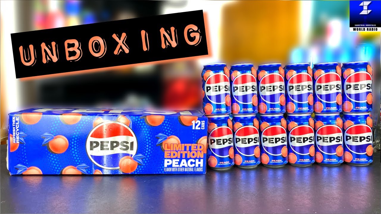 Pepsi Peach Unboxing | Limited Edition Flavor 2024 - YouTube