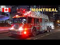 Montréal | Fire Department's 29-Year-Old Ladder Truck Holds the Line at Busy Station 25 *RESPONDING*
