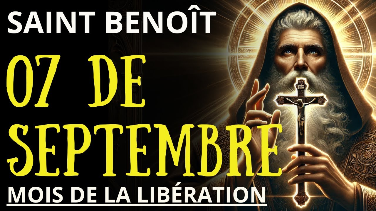 Que ta maison soit purifiée de tout ennemi! Écoute cette prière! Prie maintenant avec Saint Benoît !