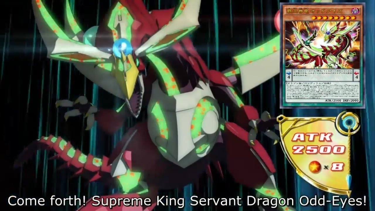 Yugioh Arc V   Episode 139 Supreme King Servant Dragon   Odd Eyes
