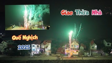 Lần Đầu Tiên Dùng Flaycam Xem Cận Cảnh Đốt Liền Năm Bánh Pháo Hoa / Quế Nghich