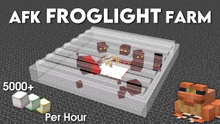 Minecraft Froglight Farm Tutorial 1.20 | Every Color Froglight  5000+ Per Hour