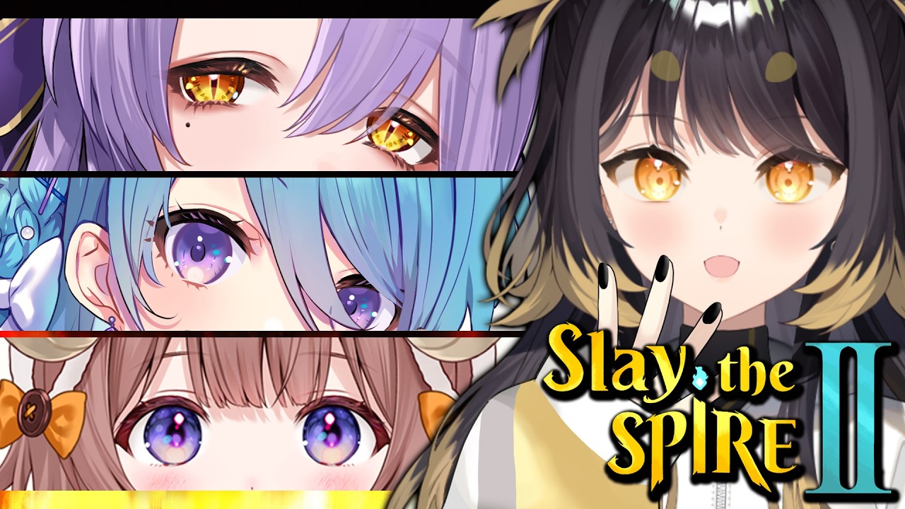【Slay the Spire 2】初めてのマルチ↑ろいろ視点 w/マル・ナナモナ_二藍しぃあ_ユノ・ミハナダ【#闇依ろいろ / #MEWLIVE】