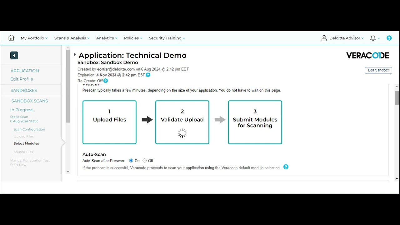 Tchnica Demo Veracode - YouTube