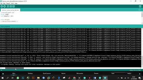 Praktikum Simulasi Proteus Sensor Suhu (LM35) Serial Monitor dan LCD 16x2