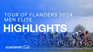 Monumental Victory 🪨 | Tour of Flanders 2024 Men's Race Highlights | Eurosport Cycling