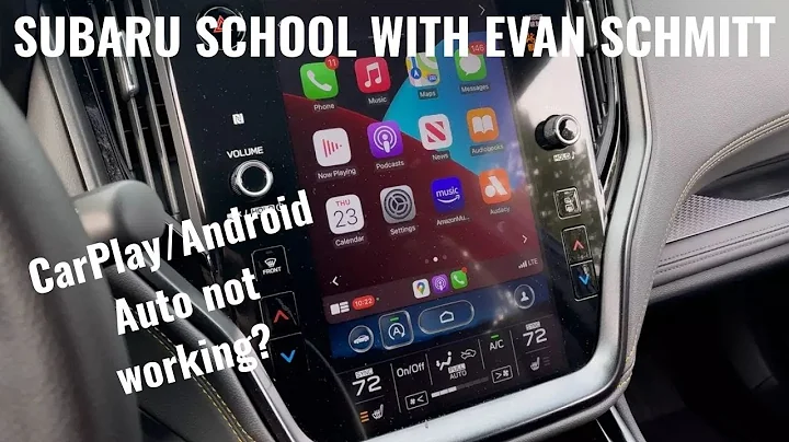 How to fix most CarPlay and Android Auto Issues on your Subaru
