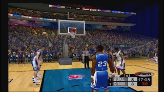 ESPN College Hoops 2K5 (Xbox) | UConn vs Duke | National Championship