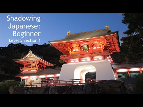 Shadowing Beginner Japanese - Level 5 Section 1