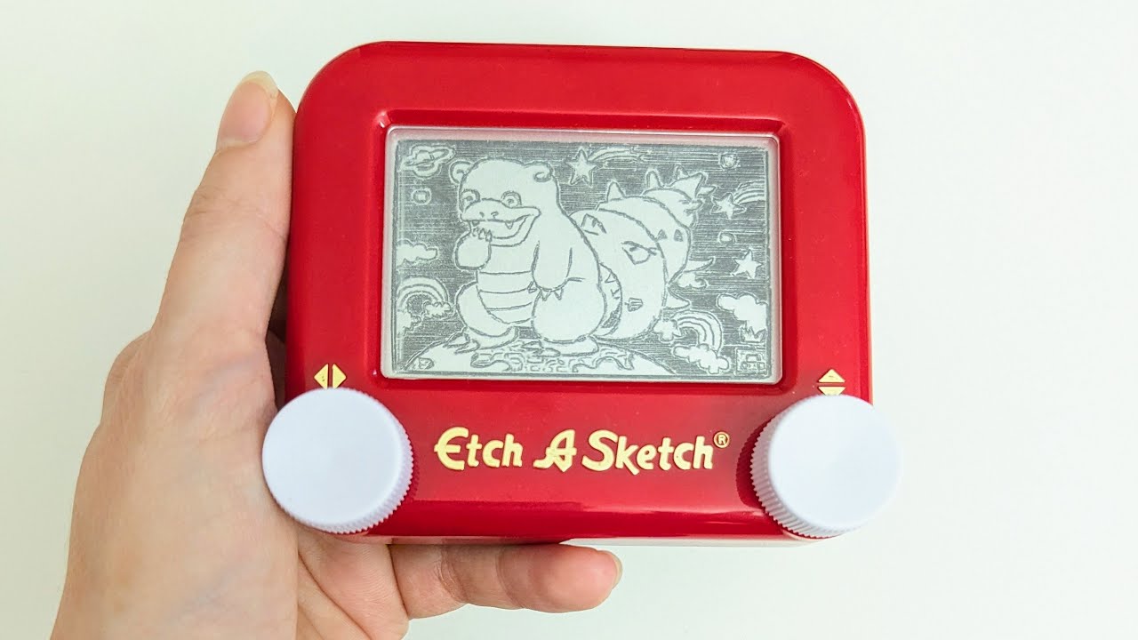 live Etch A Sketch art! - YouTube