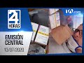 Noticias Ecuador: Noticiero 24 Horas 13/07/2020 (Emisión Central)