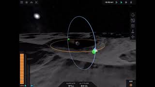 Simplerockets 2: soft Luna landing using 3,2 tonne rocket screenshot 1