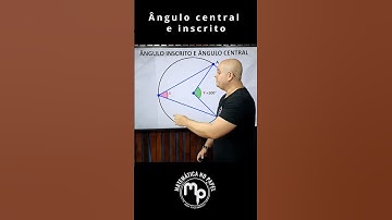 Central angle and inscribed angle
