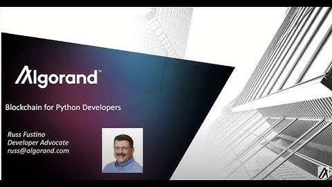 Blockchain for Python Developers