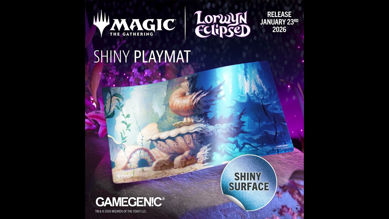 Gamegenic – Tapis De Jeu Lorwyn Eclipsed Shiny – Temple Garden – Pour Magic: The Gathering – Finition Brillante Et Qualité Premium