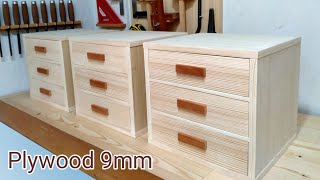 Make A Drawers / Laci Dari Kayu Bekas Pallet - DIY Woodworking