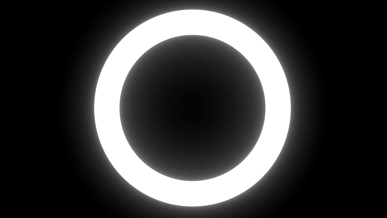 Ring Light Screen Effect 1 hours TV PC Screen YouTube