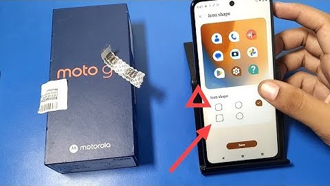Motorola G04s change icon shape || How to set change icon style in Moto G04s